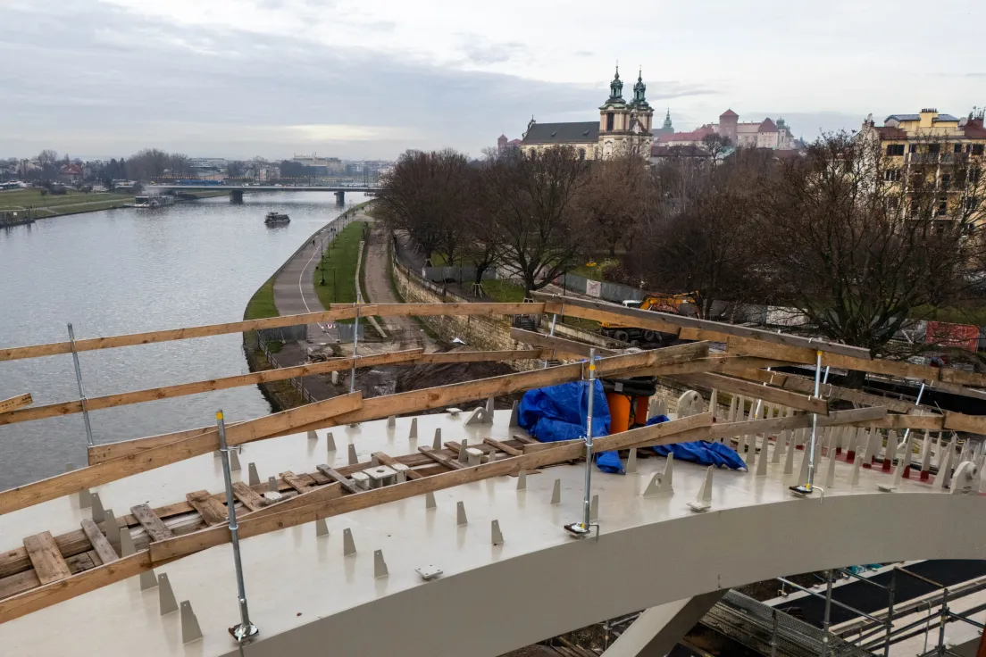 Budowa kładki pieszo-rowerowej pomiędzy Kazimierzem a Ludwinowem