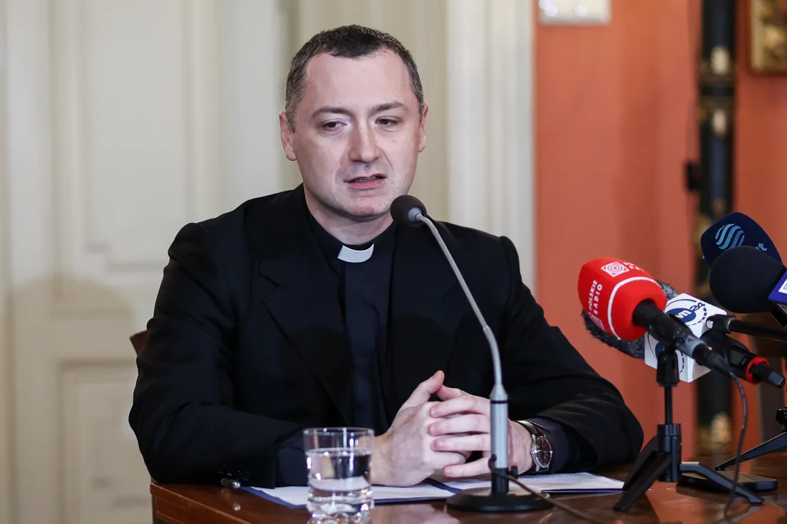 Konferencja prasowa przed ingresem kard. Grzegorza Rysia