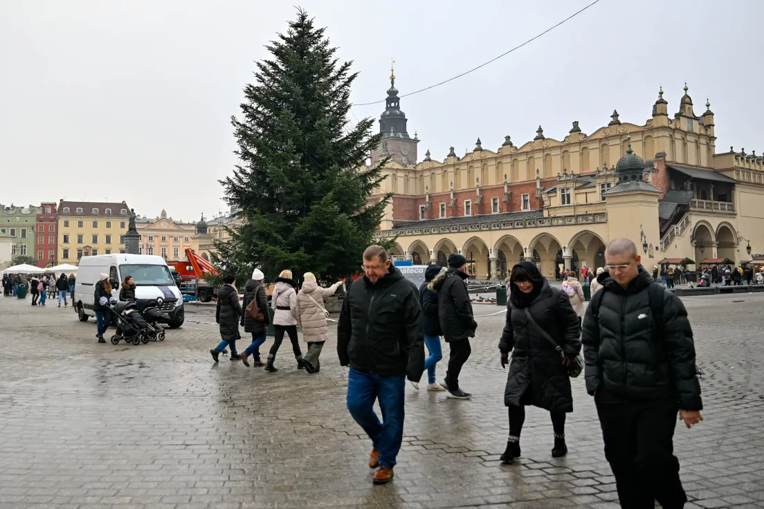 Choinka na Rynku Głównym