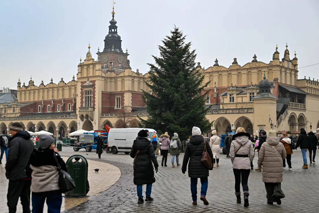 Choinka na Rynku Głównym