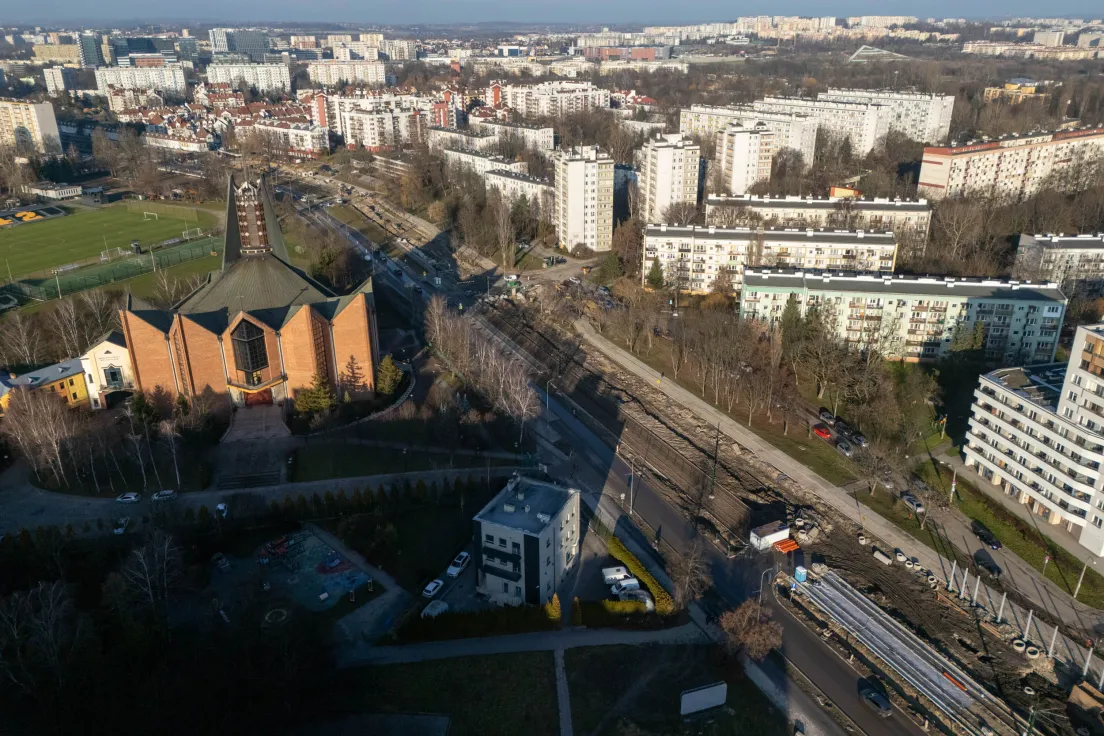 Budowa Krakowskiego Szybkiego Tramwaju na Mistrzejowice
