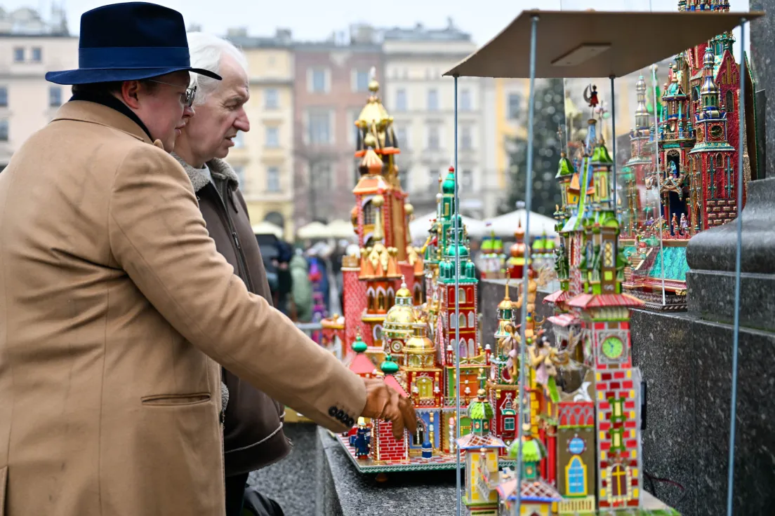 Coroczny pokaz Szopek Krakowskich na Rynku Głównym