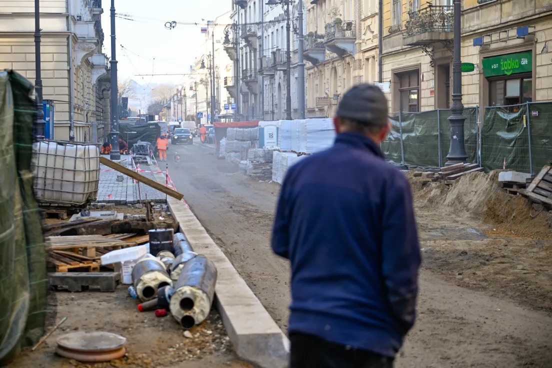 Remont torowiska i skrzyżowania na ul. Straszewskiego i Piłsudskiego