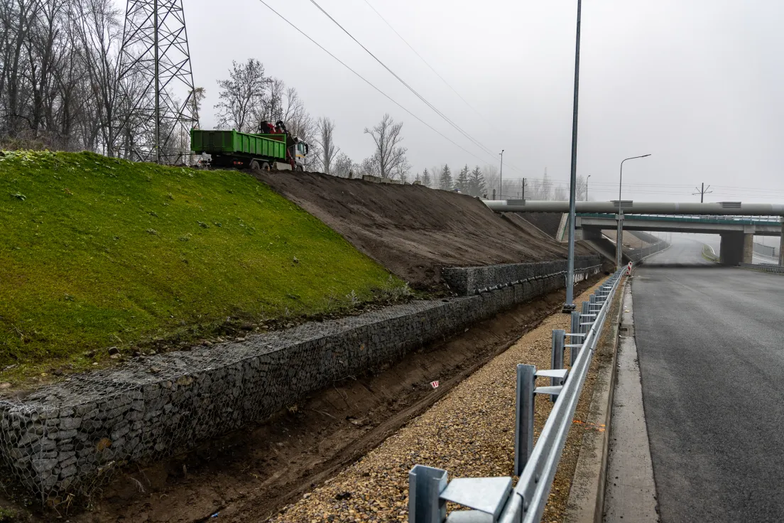 Wizyta na budowie S7 między węzłami Nowa Huta i Grębałów