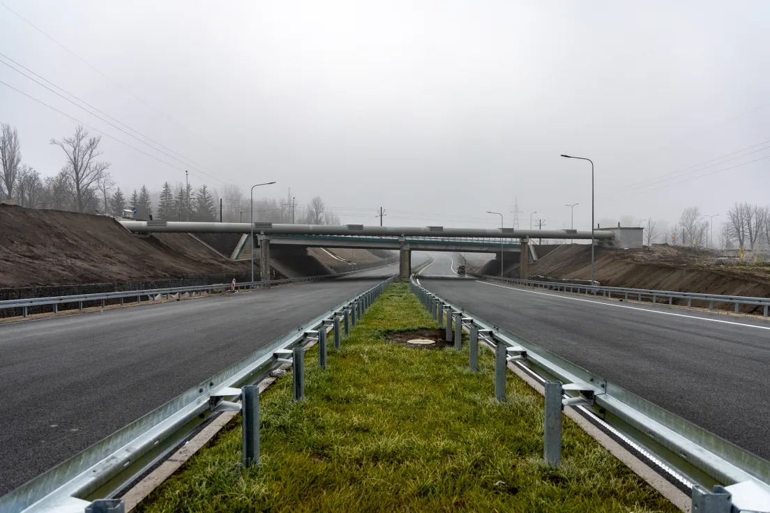 Wizyta na budowie S7 między węzłami Nowa Huta i Grębałów