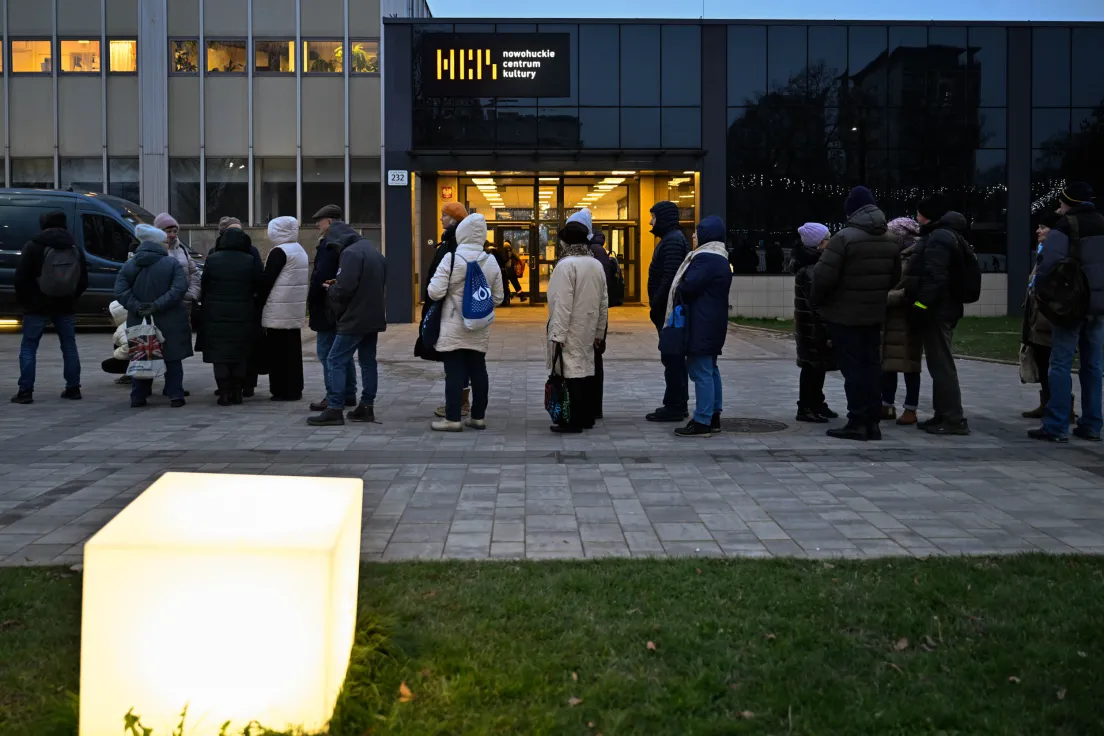 Karp przed świętami rozdawany przy NCK