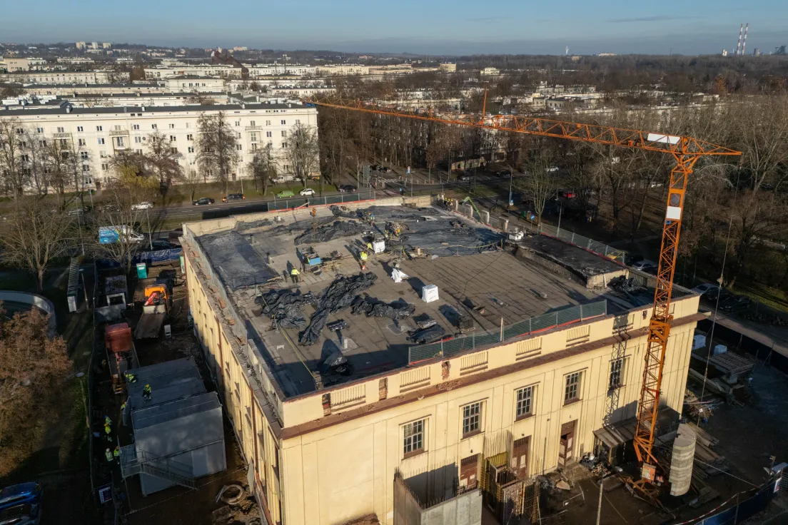 Remont dawnego kina Światowid