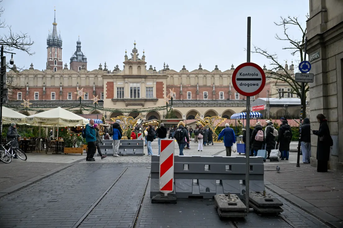 Zapory bezpieczeństwa na Rynku Głównym