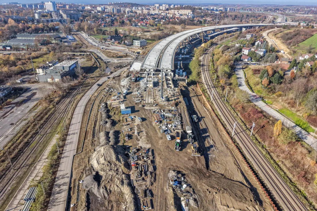 Budowa drogi ekspresowej S7 w Krakowie