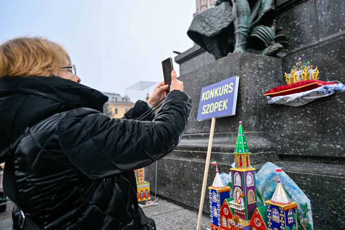Coroczny pokaz Szopek Krakowskich na Rynku Głównym