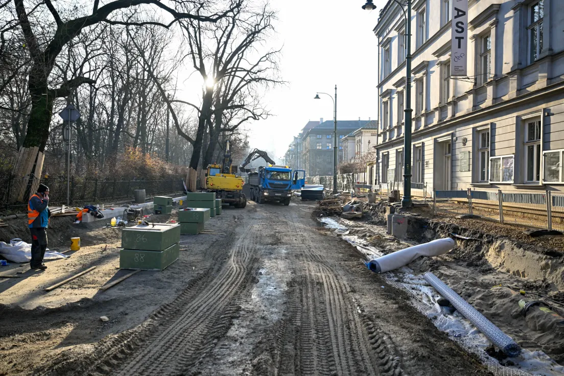 Remont torowiska i skrzyżowania na ul. Straszewskiego i Piłsudskiego