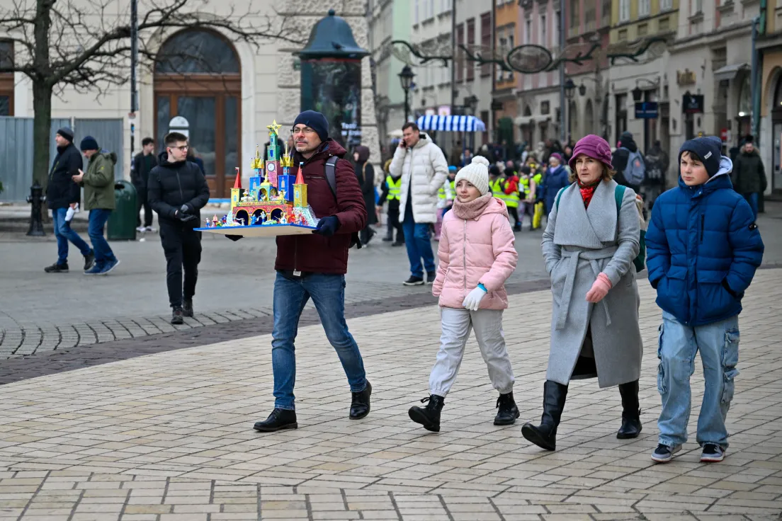 Coroczny pokaz Szopek Krakowskich na Rynku Głównym