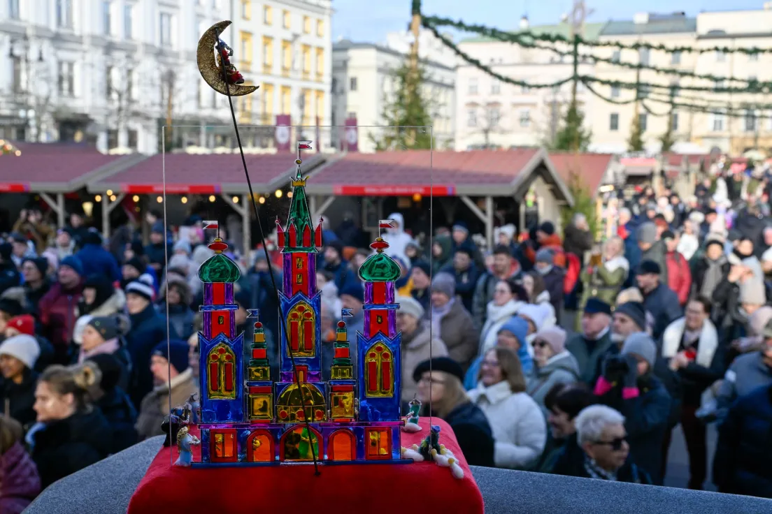 Coroczny pokaz Szopek Krakowskich na Rynku Głównym