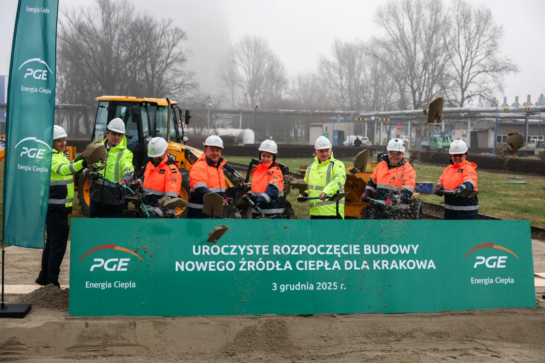 Rozpoczęcie budowy nowego źródła ciepła dla Krakowa
