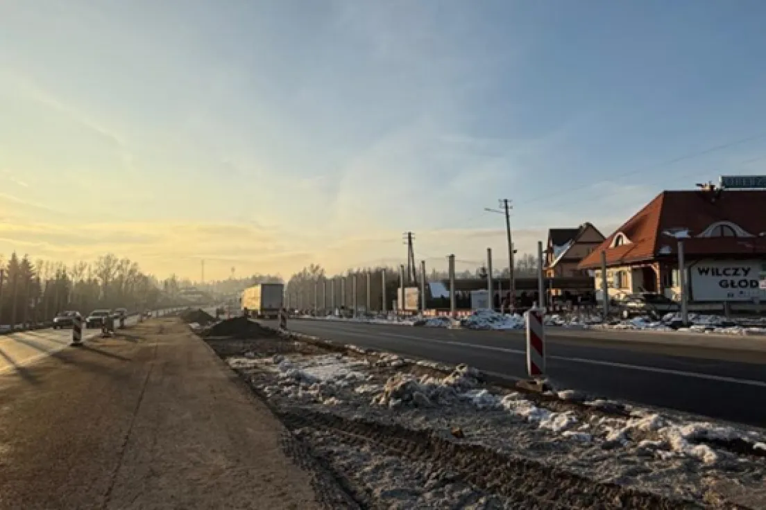 Budowa węzła na zakopiance w Krzyszkowicach