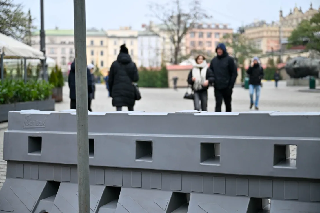 Zapory bezpieczeństwa na Rynku Głównym