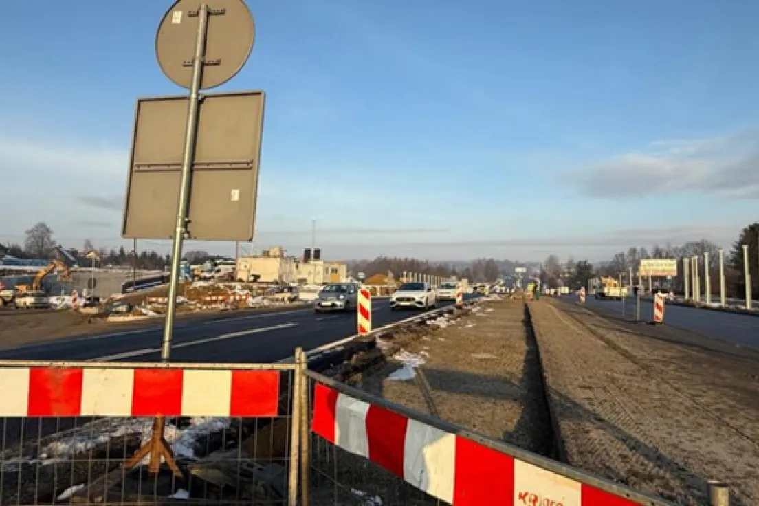 Budowa węzła na zakopiance w Krzyszkowicach