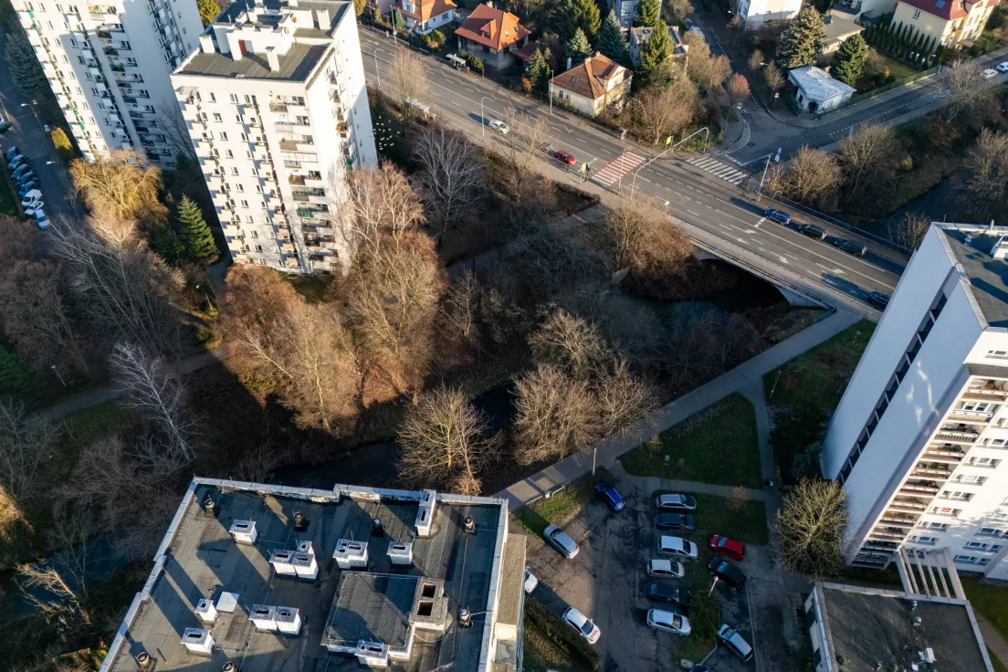 Tereny wzdłuż rzeki Białuchy na odcinku od ul. Olszyny do ul. Norwida