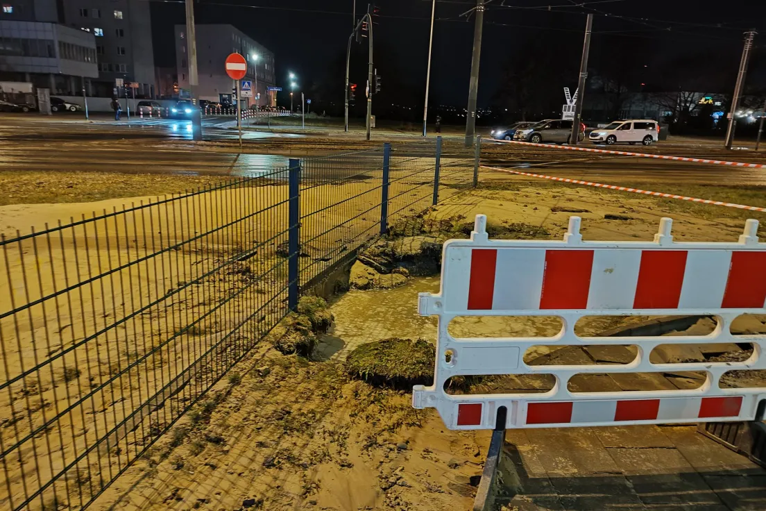 Awaria sieci wodociągowej