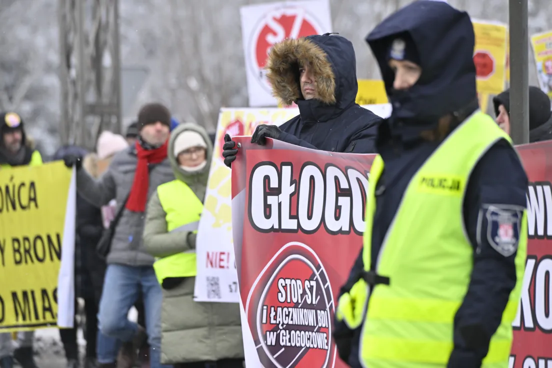 Protest przeciwko S7, Głogoczów