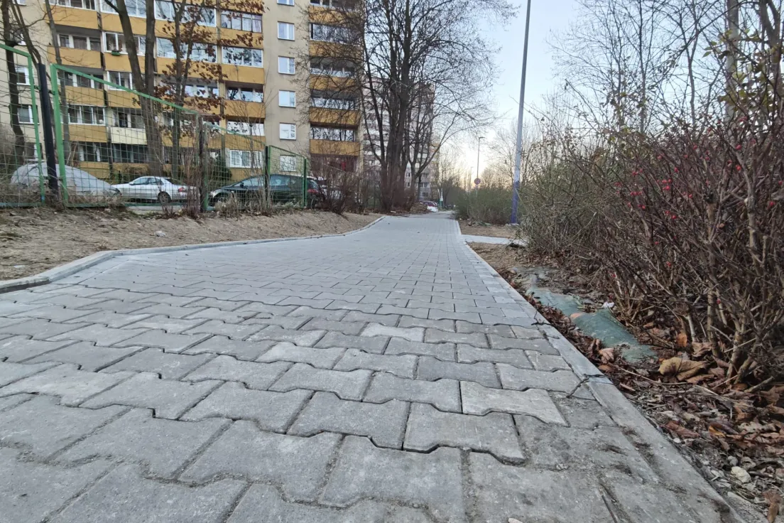 Przebudowa na ul. Jerzmanowskiego