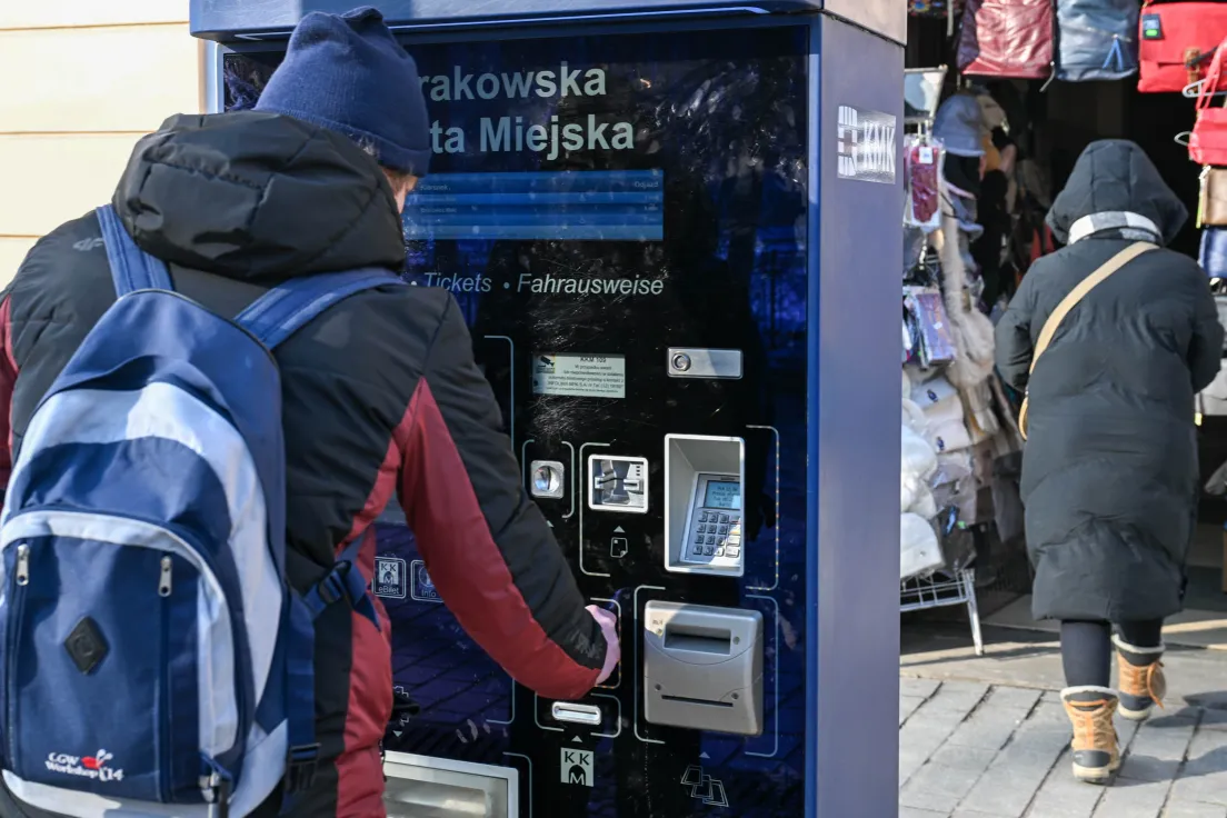 Automat biletowy KMK