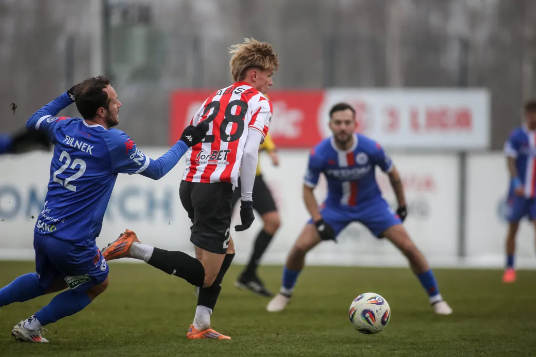 Mateusz Tabisz w sparingu Cracovii