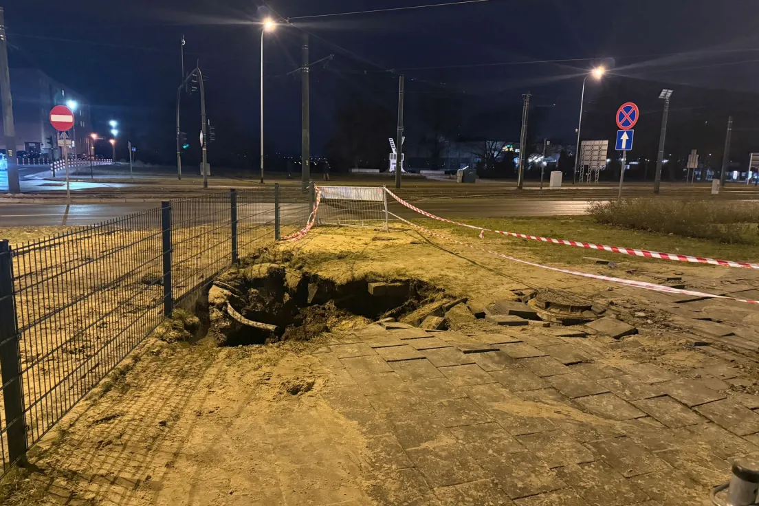 Awaria na Placu Centralnym