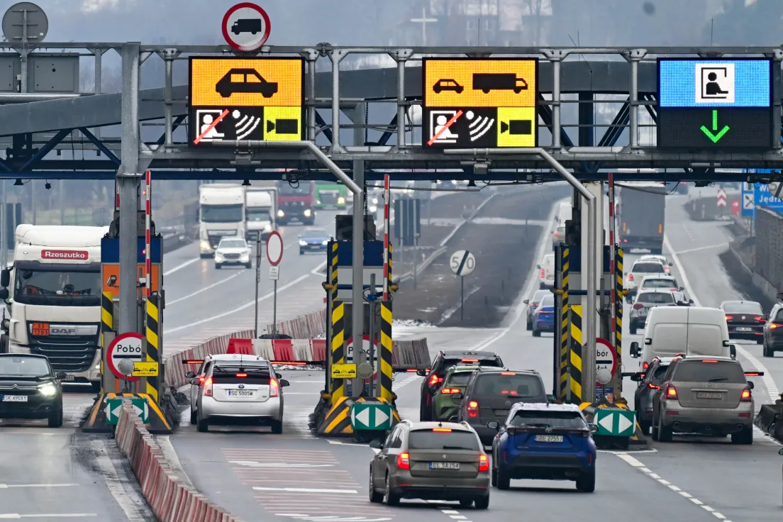 Bramki poboru opłat na A4