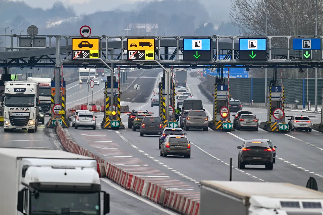 Bramki poboru opłat na A4