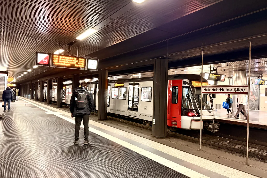 Podziemny tramwaj w Düsseldorf