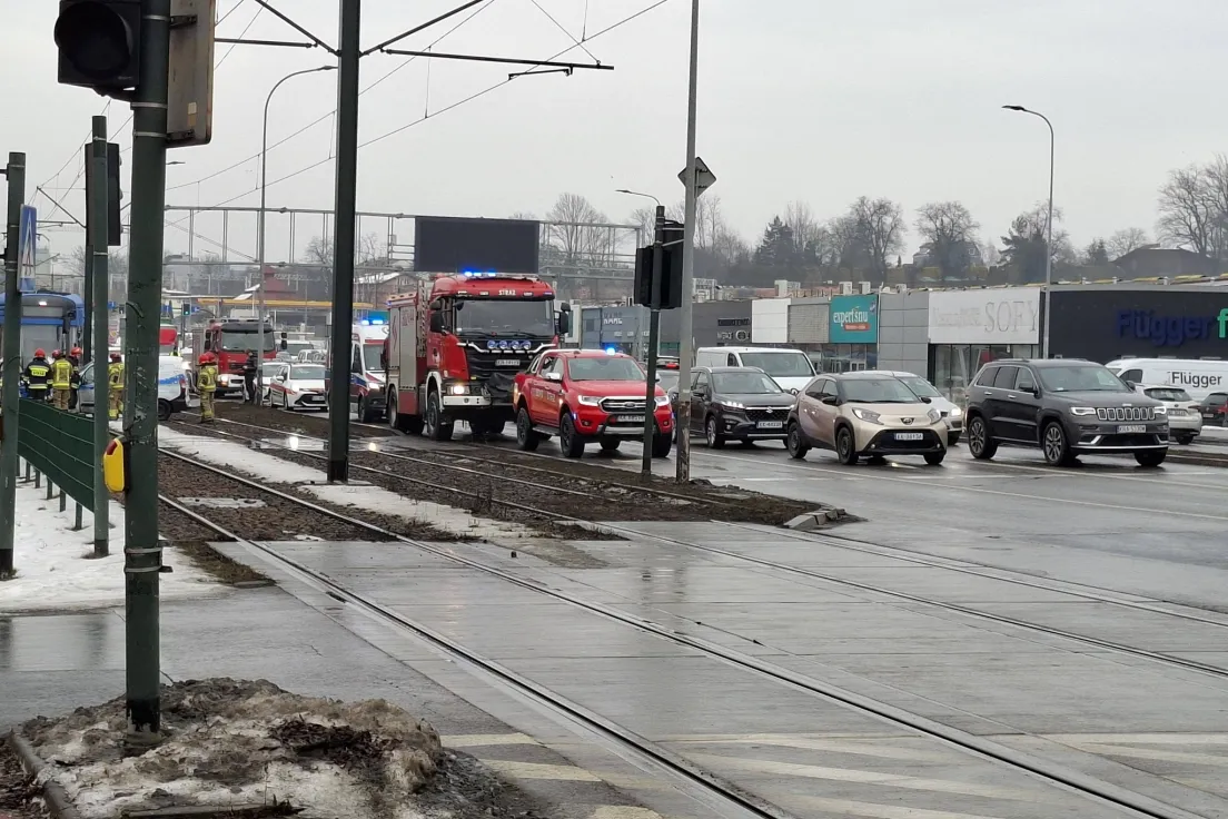 Zderzenie na ul. Zakopiańskiej