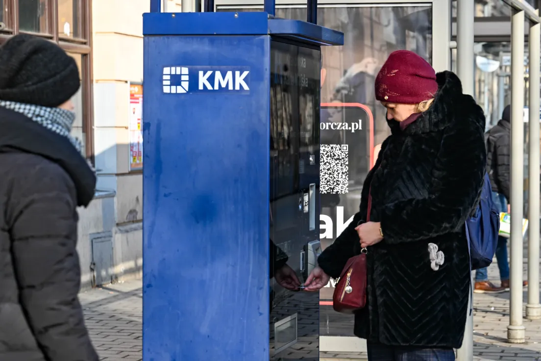 Automat biletowy KMK