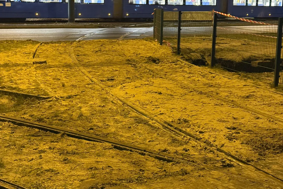 Awaria na Placu Centralnym