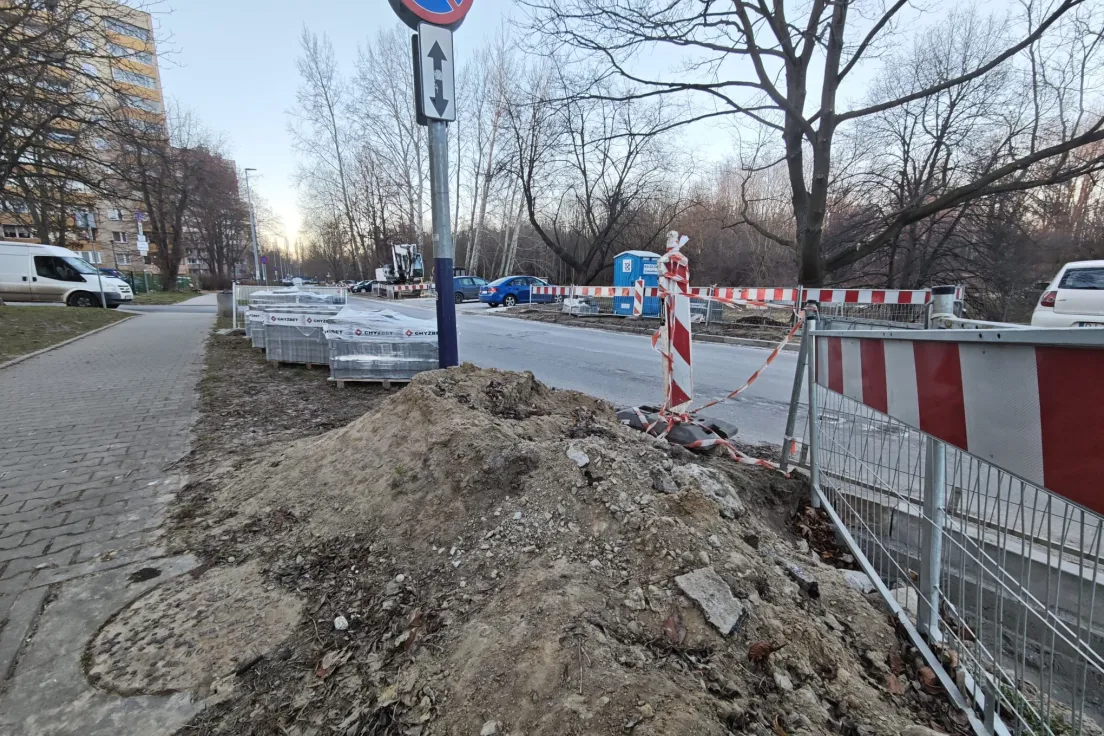 Przebudowa na ul. Jerzmanowskiego
