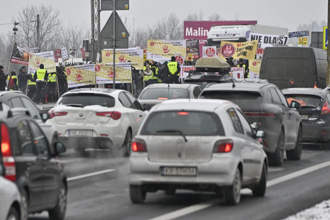 Protest przeciwko S7, Głogoczów