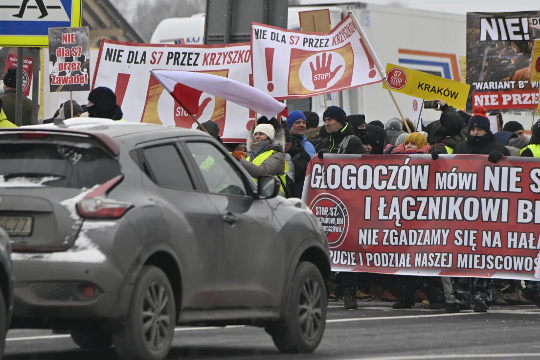 Protest przeciwko S7, Głogoczów