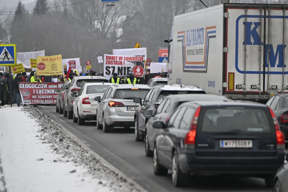 Protest przeciwko S7, Głogoczów