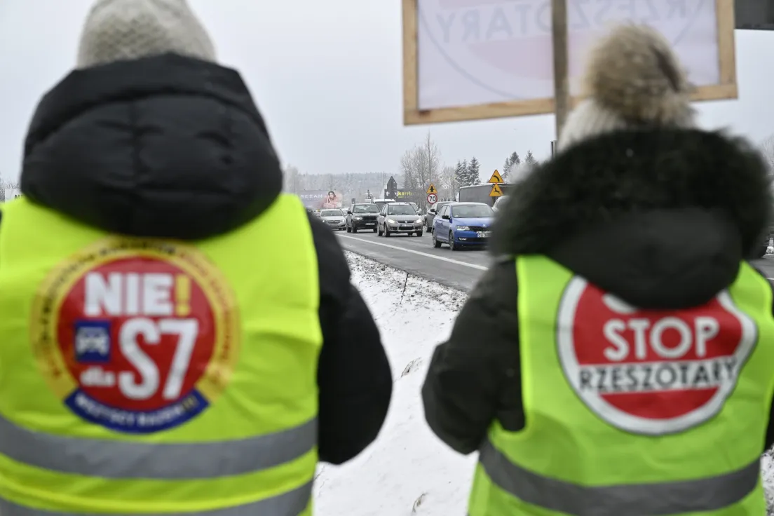 Protest przeciwko S7, Głogoczów