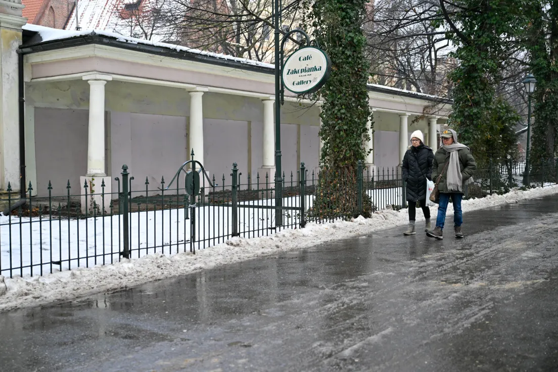 Nieczynna kawiarnia Zakopianka na Plantach