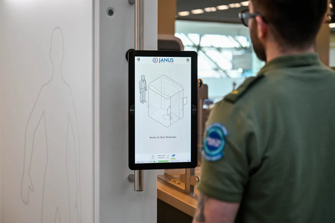 Skaner Body Scanner na lotnisku w Balicach