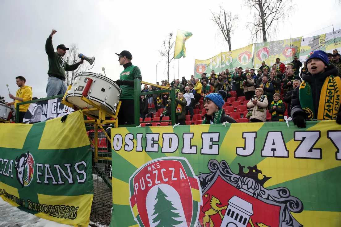 Mecz Puszcza Niepołomice - Stal Rzeszów