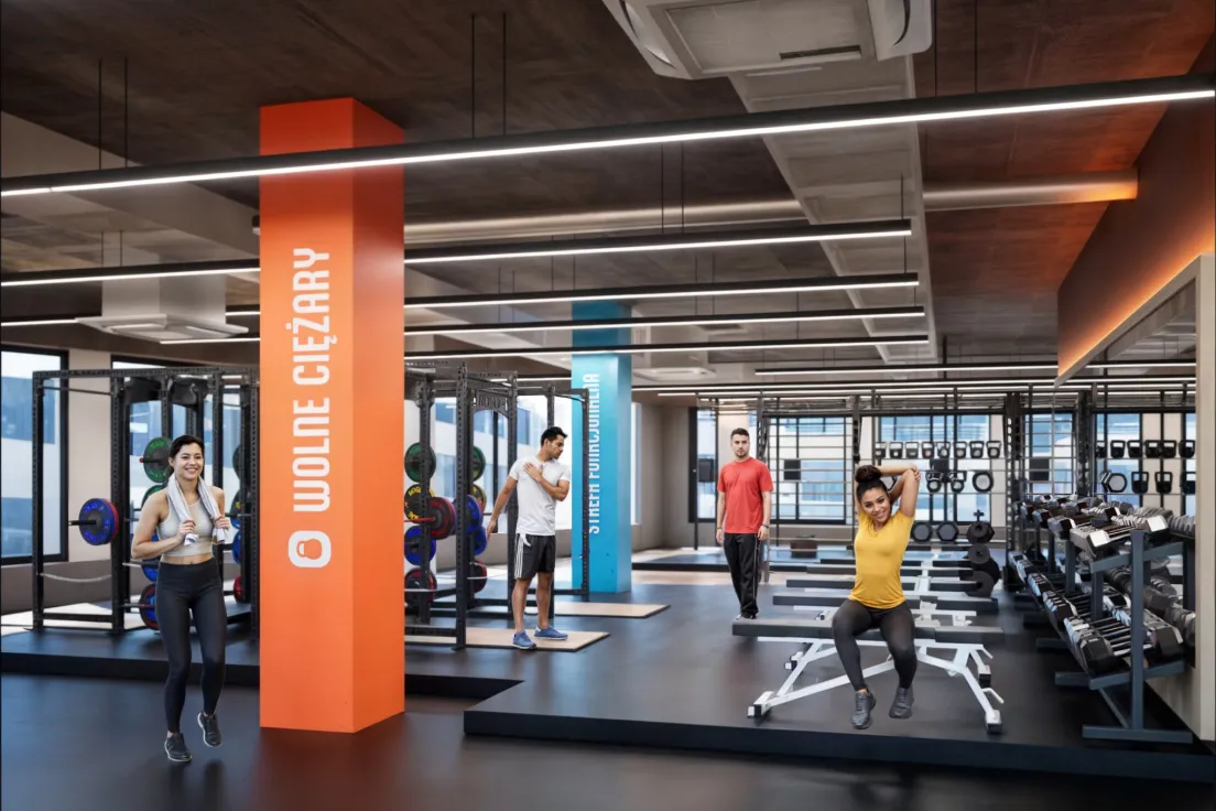 Wizualizacja My Fitness Place przy ul. Kapelanka