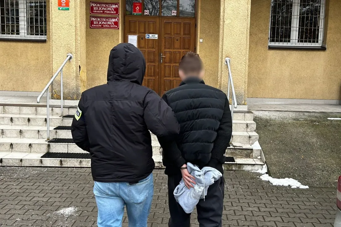 Krakowscy policjanci ustalili i zatrzymali sprawców pobicia 39-latka