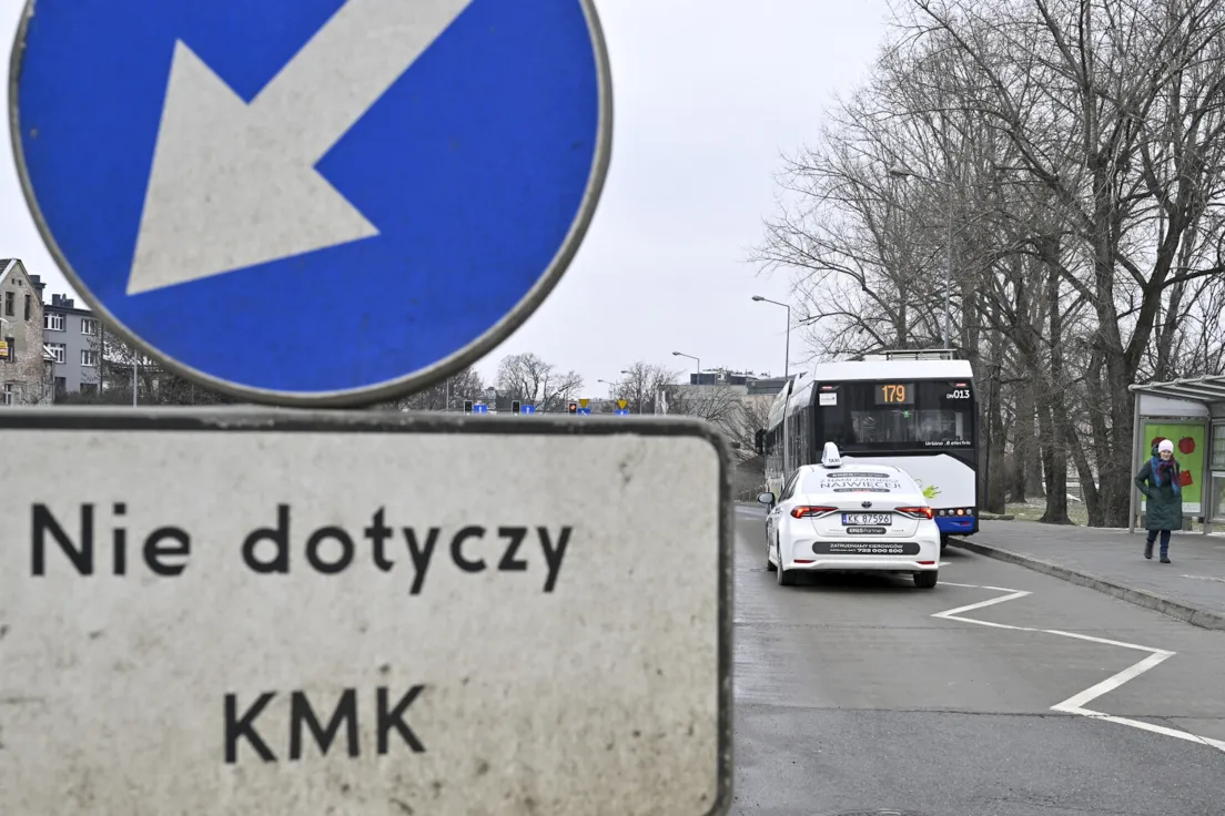 Buspas przy rondzie Grunwaldzkim