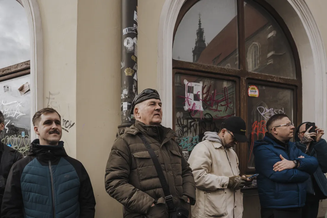 Protest przecwiko budowie Hotelu w miejscu trzech kamienic na ul. Bożego Ciała i Józefa, oraz wywłaszczeniom i eksmisjom.