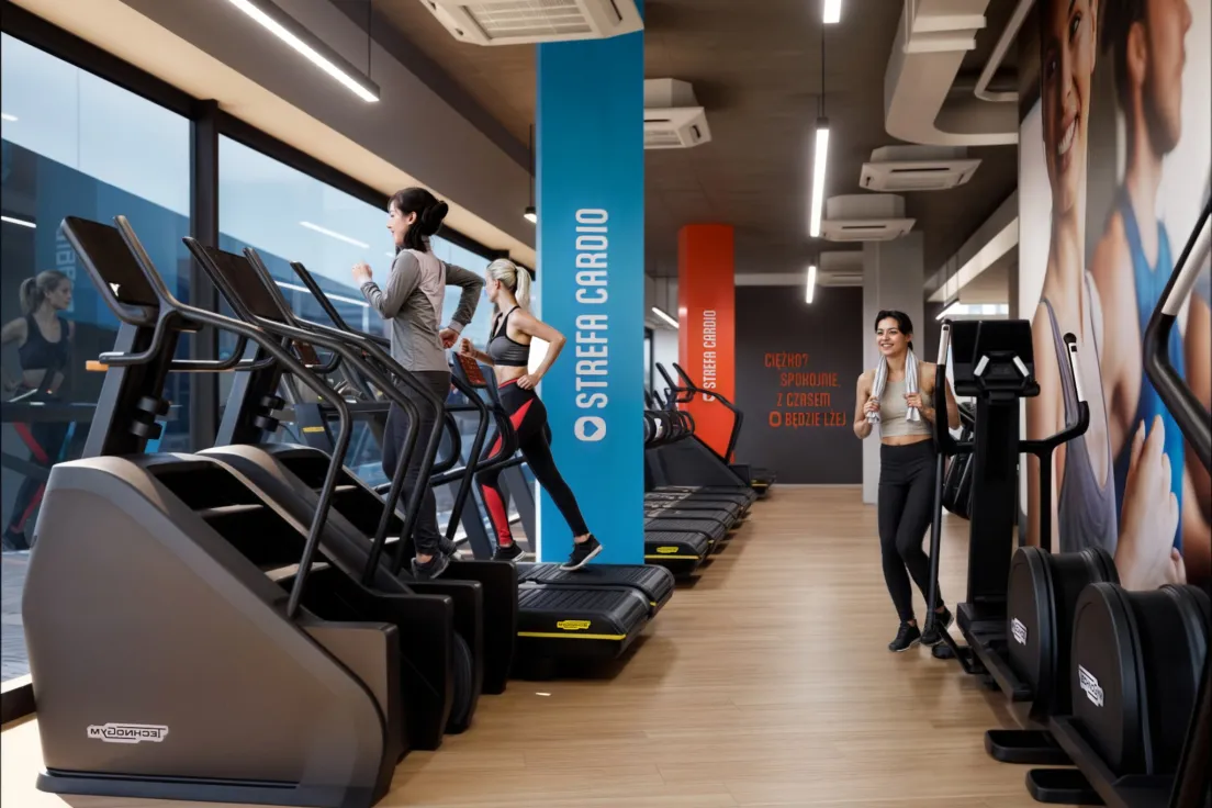 Wizualizacja My Fitness Place przy ul. Kapelanka