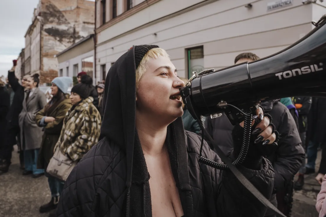 Protest przecwiko budowie Hotelu w miejscu trzech kamienic na ul. Bożego Ciała i Józefa, oraz wywłaszczeniom i eksmisjom.