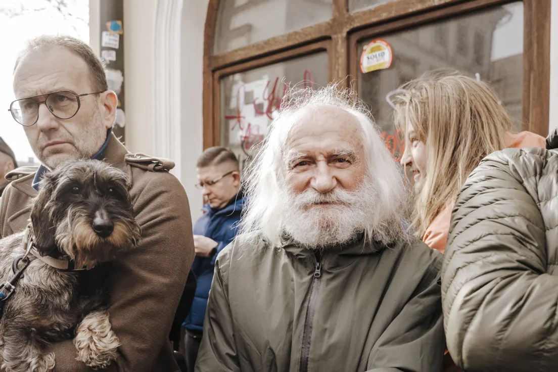 Protest przecwiko budowie Hotelu w miejscu trzech kamienic na ul. Bożego Ciała i Józefa, oraz wywłaszczeniom i eksmisjom.