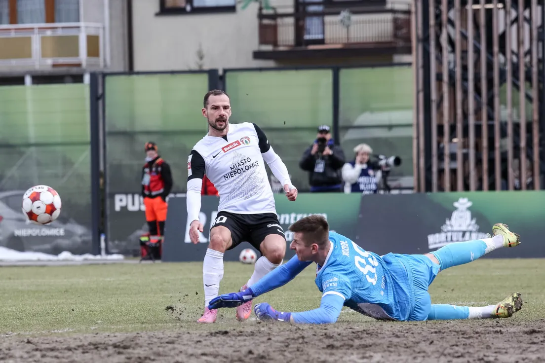 Mecz Puszcza Niepołomice - Stal Rzeszów